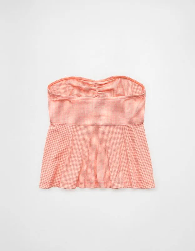 AE Cinched Babydoll Tube Top