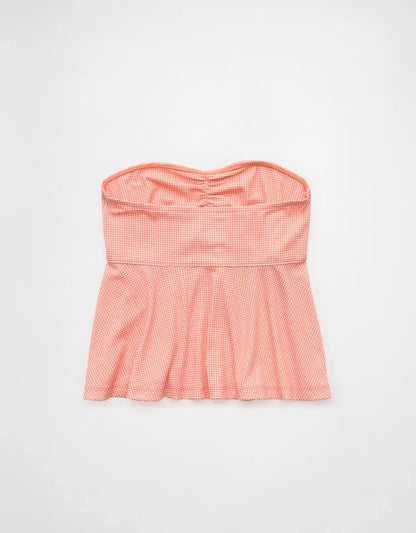 AE Cinched Babydoll Tube Top