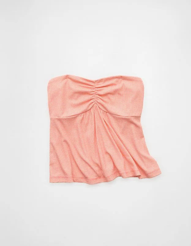 AE Cinched Babydoll Tube Top