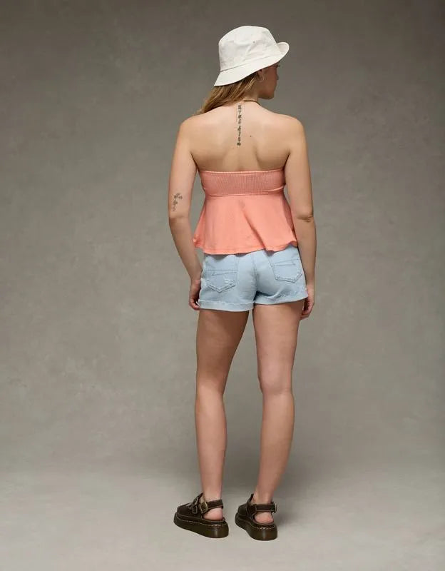 AE Cinched Babydoll Tube Top