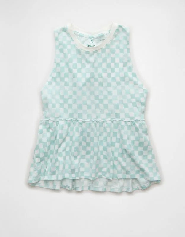 AE Sunchaser Tie-Back Babydoll Tank Top