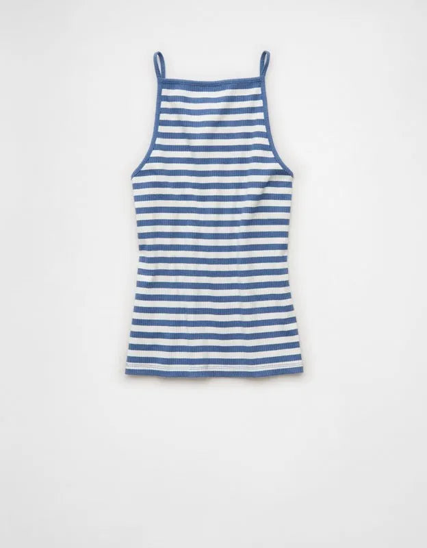 AE Apron-Neck Graphic Tank Top