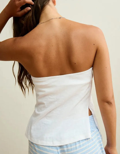 AE Sunchaser Side-Slit Babydoll Tube Top