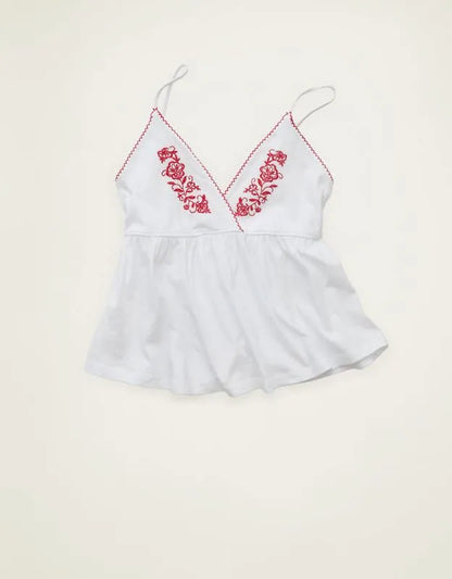 AE Picot-Trim Babydoll Cami