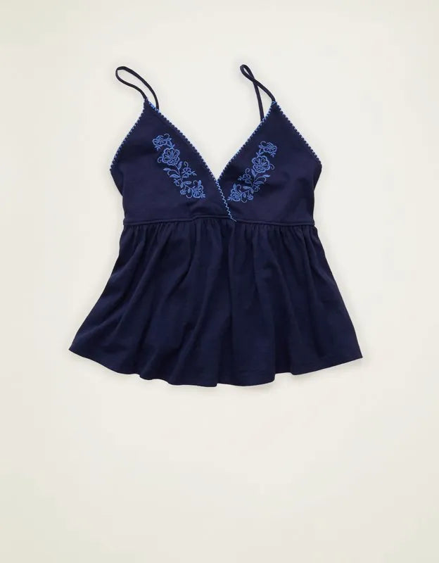 AE Picot-Trim Babydoll Cami