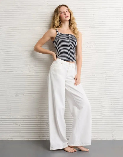 AE Button-Up Tank Top