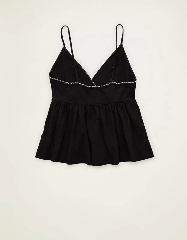 AE Picot-Trim Babydoll Cami