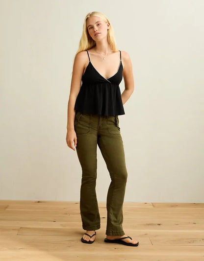 AE Picot-Trim Babydoll Cami