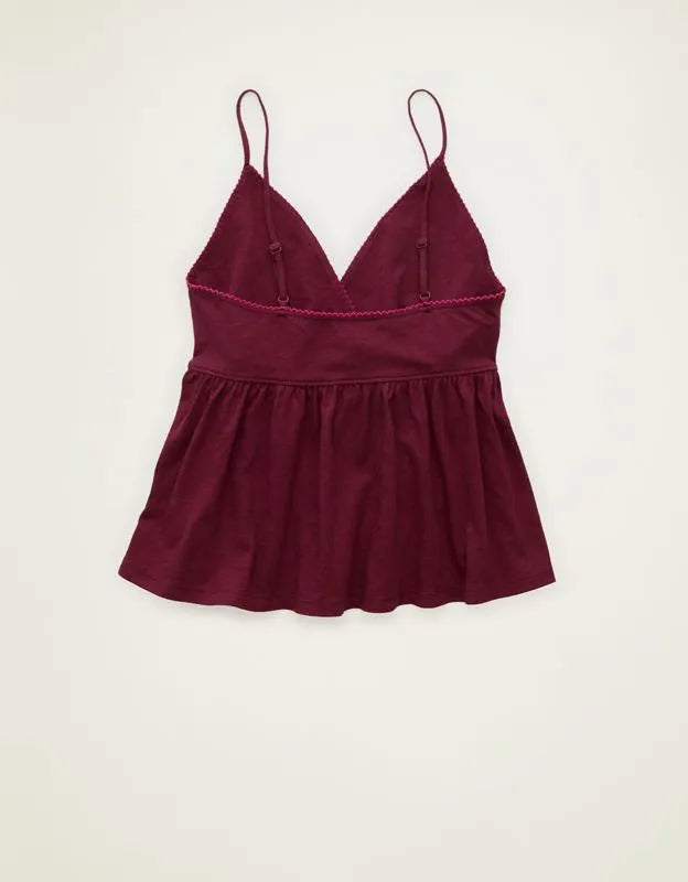 AE Picot-Trim Babydoll Cami