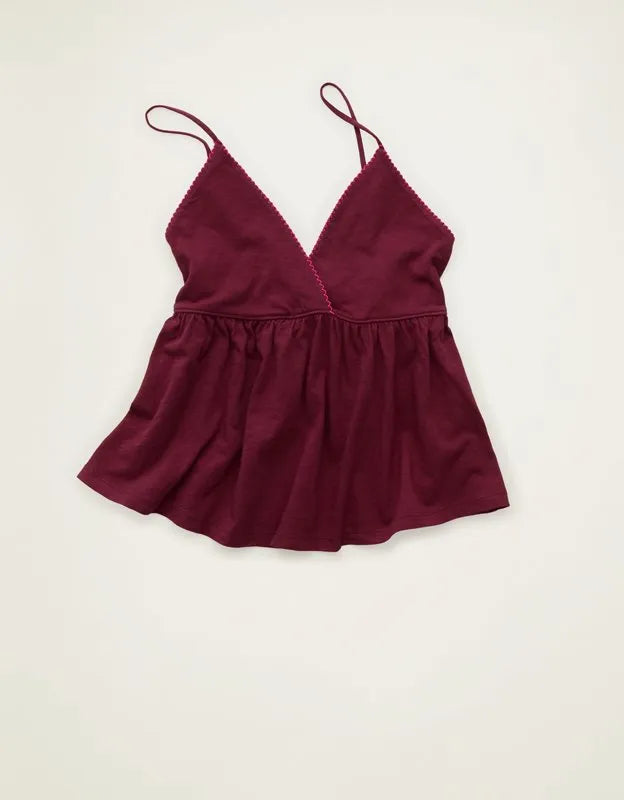 AE Picot-Trim Babydoll Cami