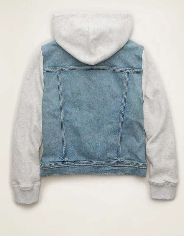 AE Hooded Denim Jacket