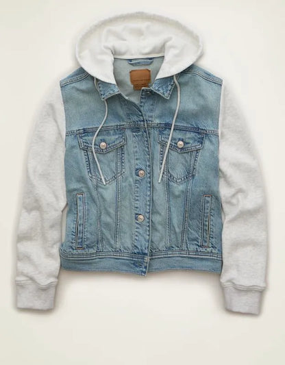 AE Hooded Denim Jacket