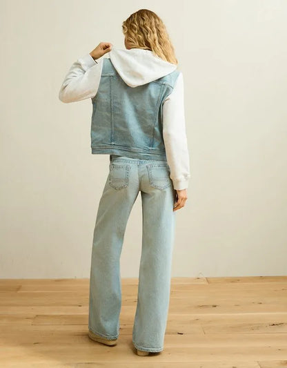 AE Hooded Denim Jacket