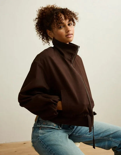 AE Funnel Neck Bomber Jacket