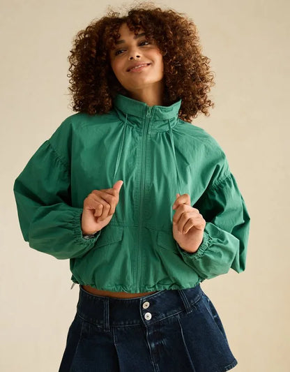 AE Cropped Windbreaker Jacket