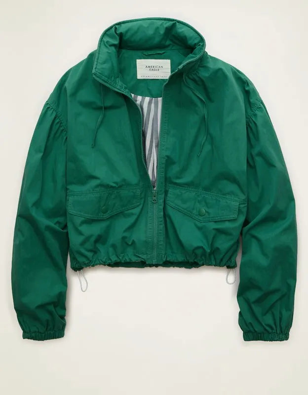 AE Cropped Windbreaker Jacket