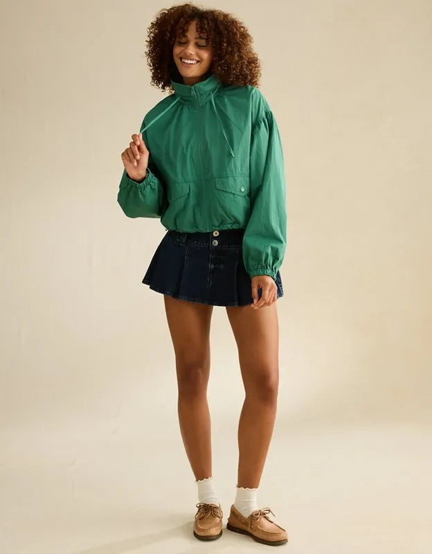 AE Cropped Windbreaker Jacket