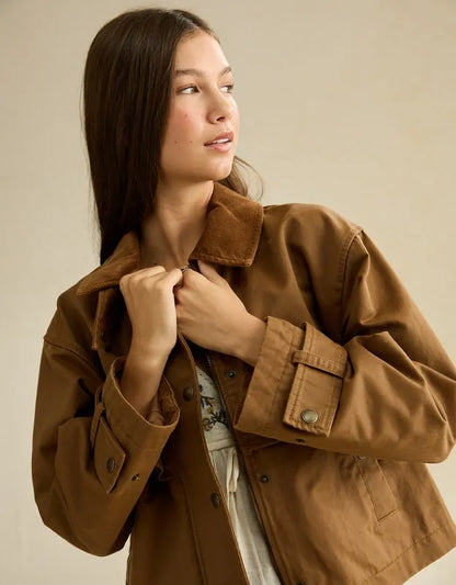 AE Cropped Swing Workwear Jacket
