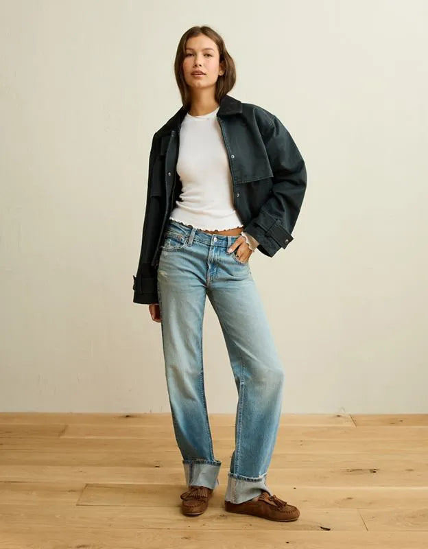 AE Cropped Swing Workwear Jacket