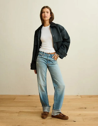 AE Cropped Swing Workwear Jacket