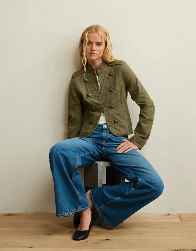 AE Shrunken Military Jacket