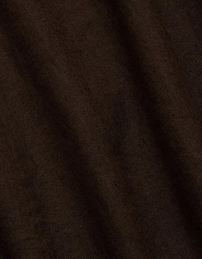 AE77 Linen-Blend Slip Dress