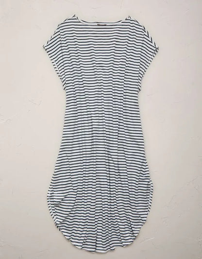 AE77 Cap-Sleeve Everyday T-Shirt Dress