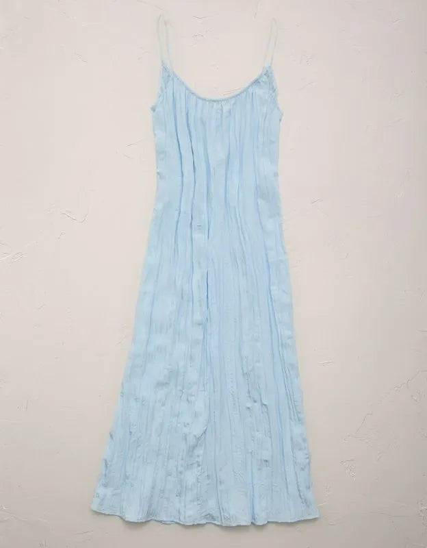 AE77 Crinkle Cami Maxi Dress