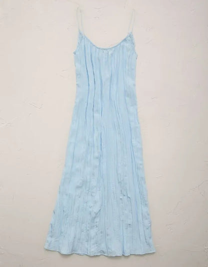 AE77 Crinkle Cami Maxi Dress