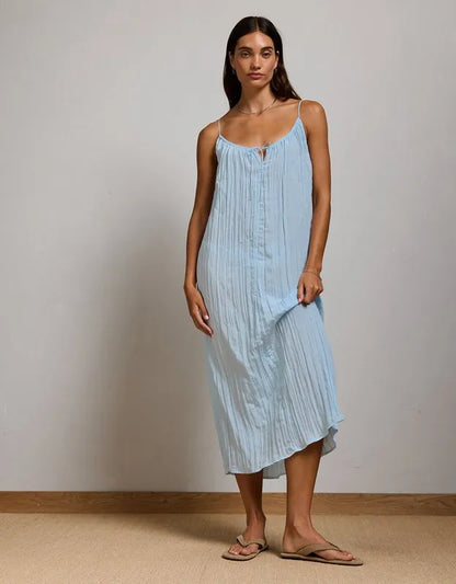 AE77 Crinkle Cami Maxi Dress