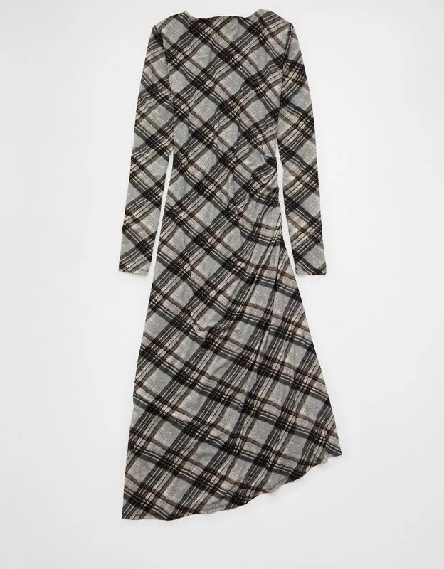 AE Asymmetrical Hem Midi Dress