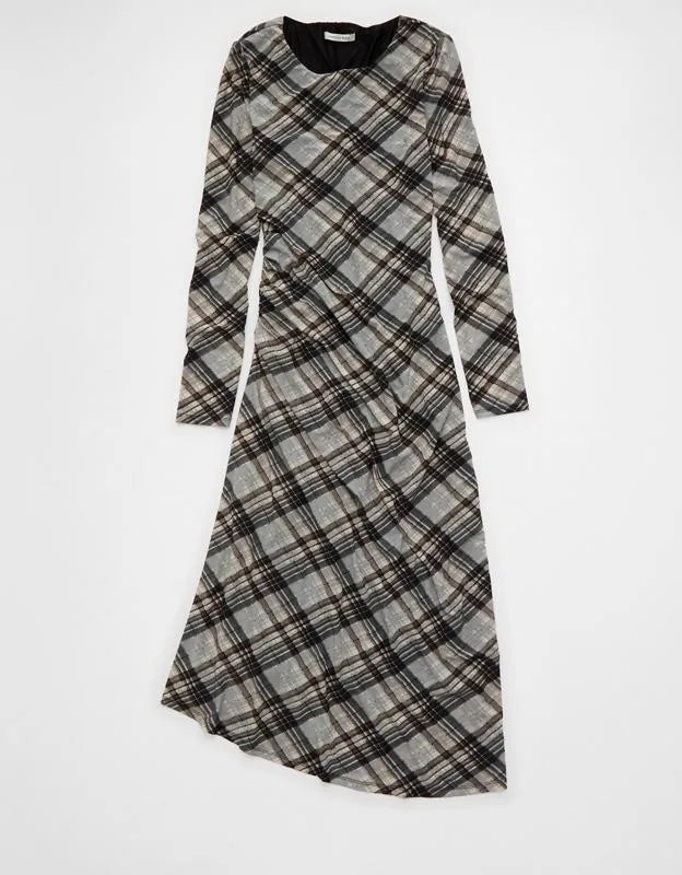AE Asymmetrical Hem Midi Dress