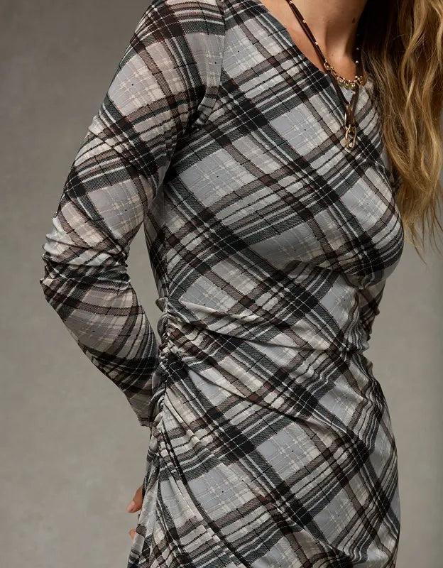 AE Asymmetrical Hem Midi Dress
