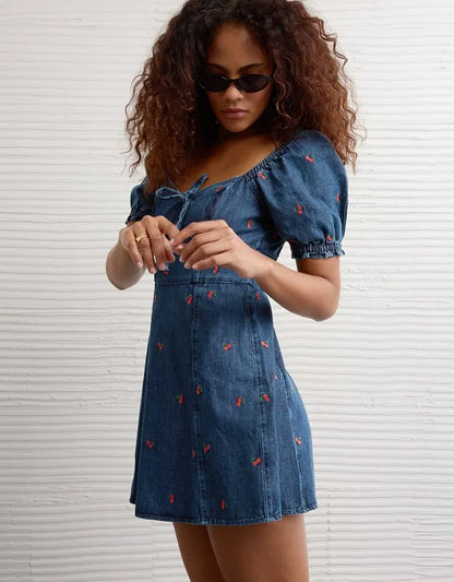 AE Puff Sleeve Mini Dress