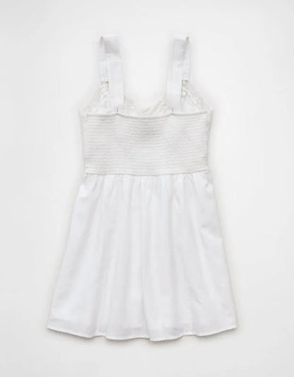 AE V-Neck Lace Mini Dress