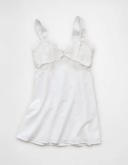 AE V-Neck Lace Mini Dress