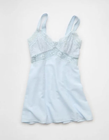 AE V-Neck Lace Mini Dress