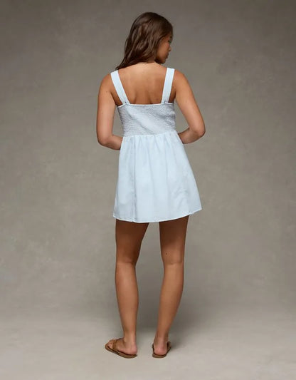 AE V-Neck Lace Mini Dress