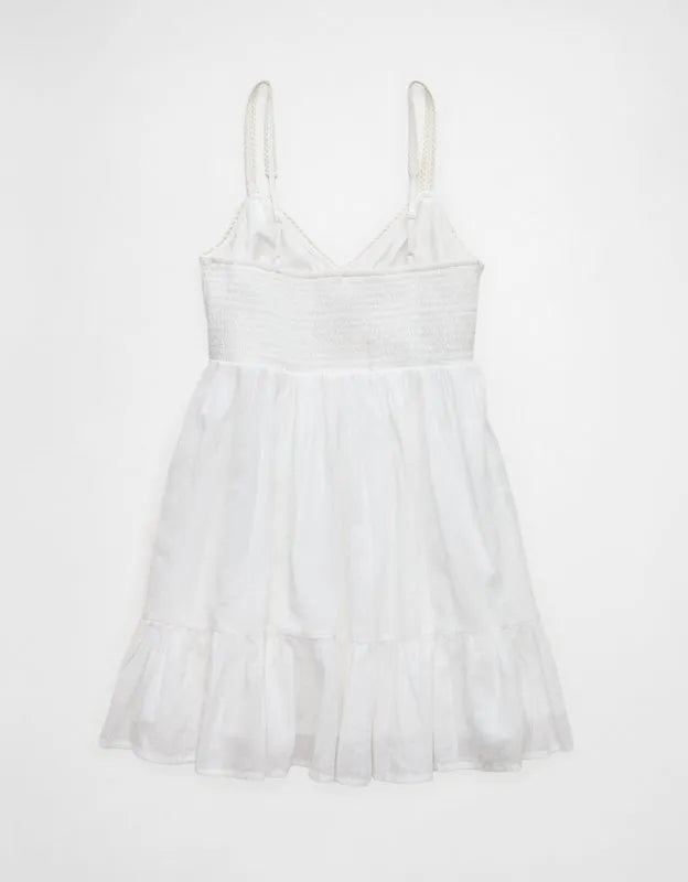 AE V-Neck Babydoll Mini Dress