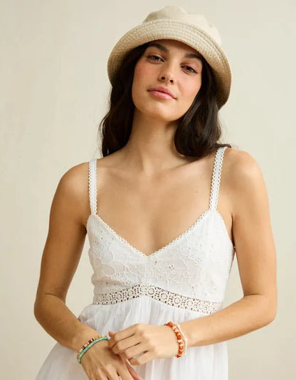 AE V-Neck Babydoll Mini Dress