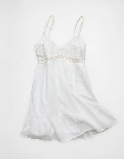 AE V-Neck Babydoll Mini Dress