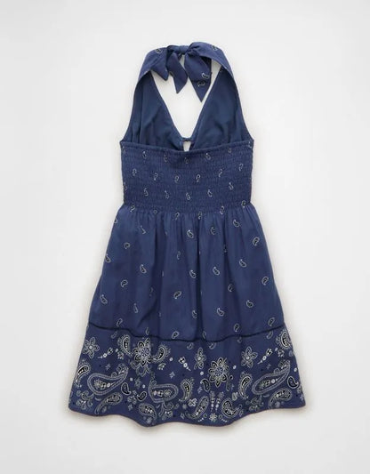 AE Halter Keyhole Mini Dress