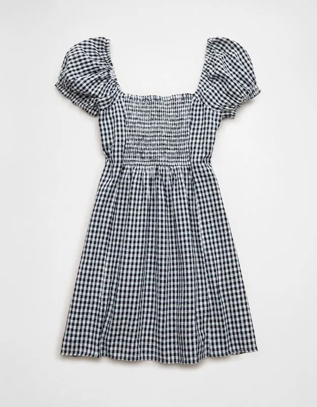AE Sweetheart Button-Up Mini Dress