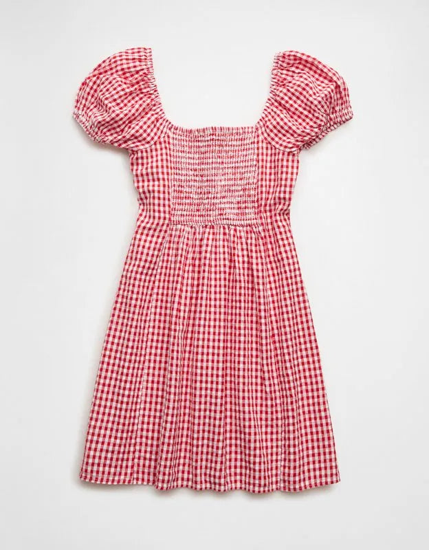 AE Sweetheart Button-Up Mini Dress