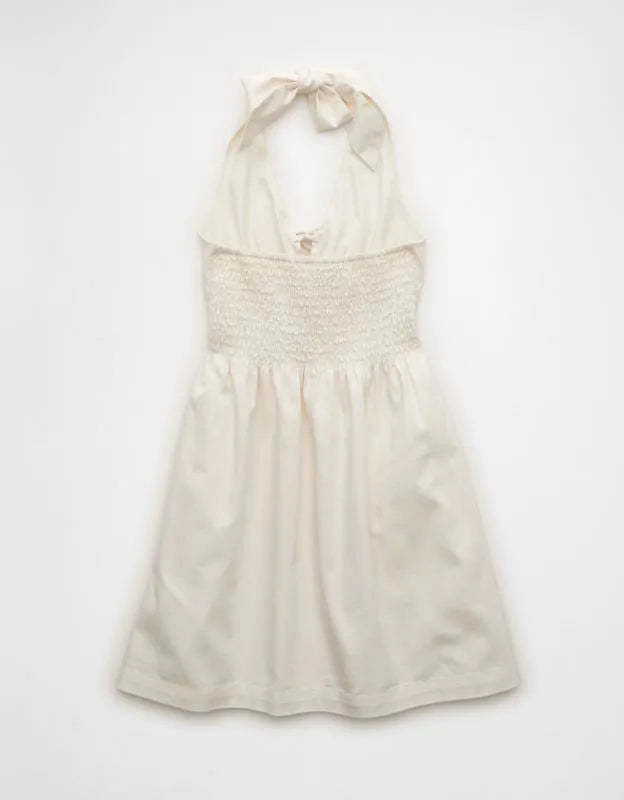 AE Halter Keyhole Mini Dress