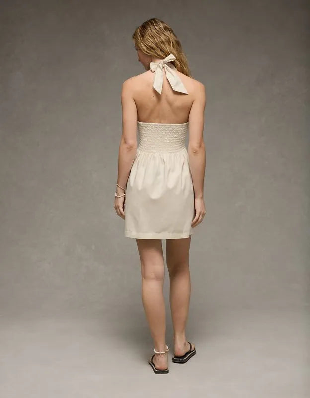 AE Halter Keyhole Mini Dress