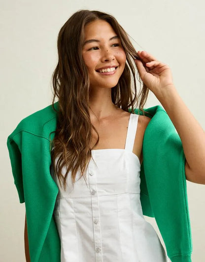AE Button-Up Mini Dress