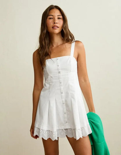 AE Button-Up Mini Dress