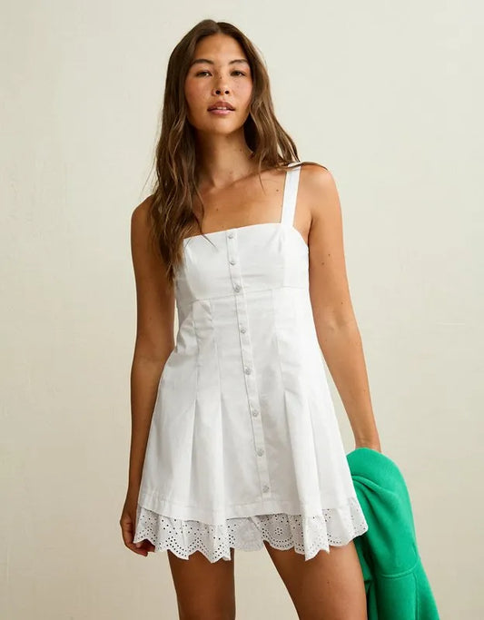 AE Button-Up Mini Dress