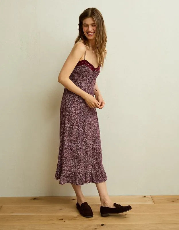 AE Sweetheart Slip Midi Dress